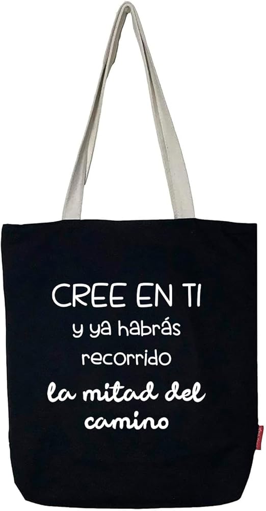 hello-bags. Bolso Totebag. Exterior: Algodón 100%. Con cremallera, forro y bolsillo interior. Incluye bonito sobre kraft de regalo. Modelo CREEENTI. Color: Crudo/Negro. Medidas: 37 * 38 cm