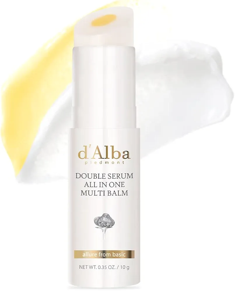 d'alba Doble Sérum Multi bálsamo con Trufas Blancas italianas, todo en uno, cuidado de la piel vegano, tratamiento 3 en 1, bálsamo para tratamiento de arrugas, skicare coreano