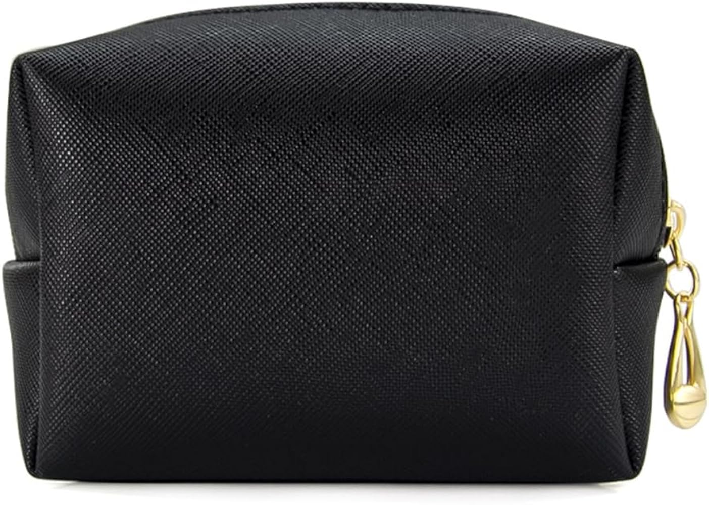 MLWSKERTY Bolsa organizadora de maquillaje, bolsa de cosméticos para cuidado personal, belleza para mujeres y niñas, bolsas de viaje impermeables para mujer, Black, mini