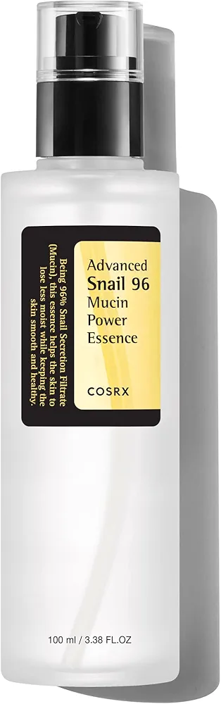 COSRX Snail Mucin 96% Power Face Serum 3.38 fl oz 100ml, Serum Hidratante para el Rostro, Cuidado Personal, Piel Brillante bajo el Maquillaje, Cuidado de la Piel Coreano, Belleza Coreana