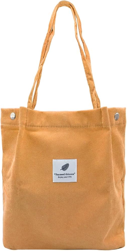 YDHfdc Tote Bag Tela Gran Capacidad Bolsas de Tela Ocio Bolsa de Pana Mujer Rayas de Color Bolsa Tela Bolsos Shopper para Viajes Diarios, Oficina, Escolares, Compras