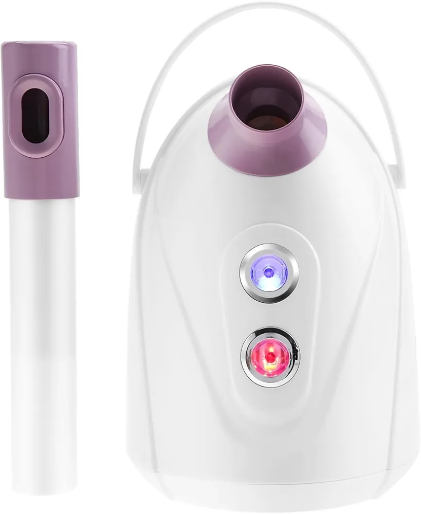 Vaporizador Facial Nano Face Steamer Vaporizador Facial Portátil Para El Cuidado Personal, Máquina De Pulverización Facial Fresca Y Caliente Para Salón De Belleza(#02)