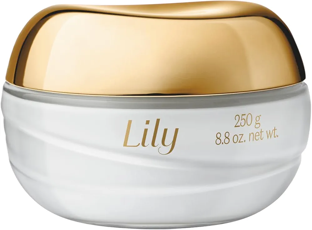 O Boticário Lily Crema Hidratante Corporal Perfumada Satinado Loción Para El Cuerpo Fragancia Prolongada y 48 Horas de Hidratación 250 g