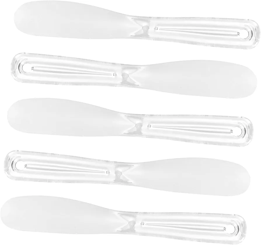 DRESSOOS 5 Piezas palo de película espátula para facial cucharas para cuidado personal skincare cuchara de facial primicia de belleza facial Reutilizable