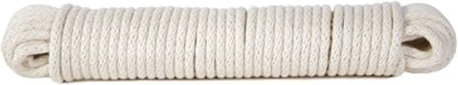 Koch 5620727 Cotton Braided Clothesline, 7/32 by 200 Feet, White