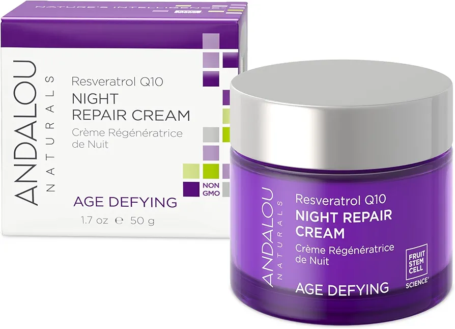 ANDALOU NATURALS Resveratrol Q10 Night Repair Cream 50g